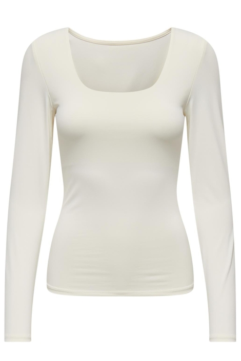 Only onlea l/s 2-way deep neck top jrs n